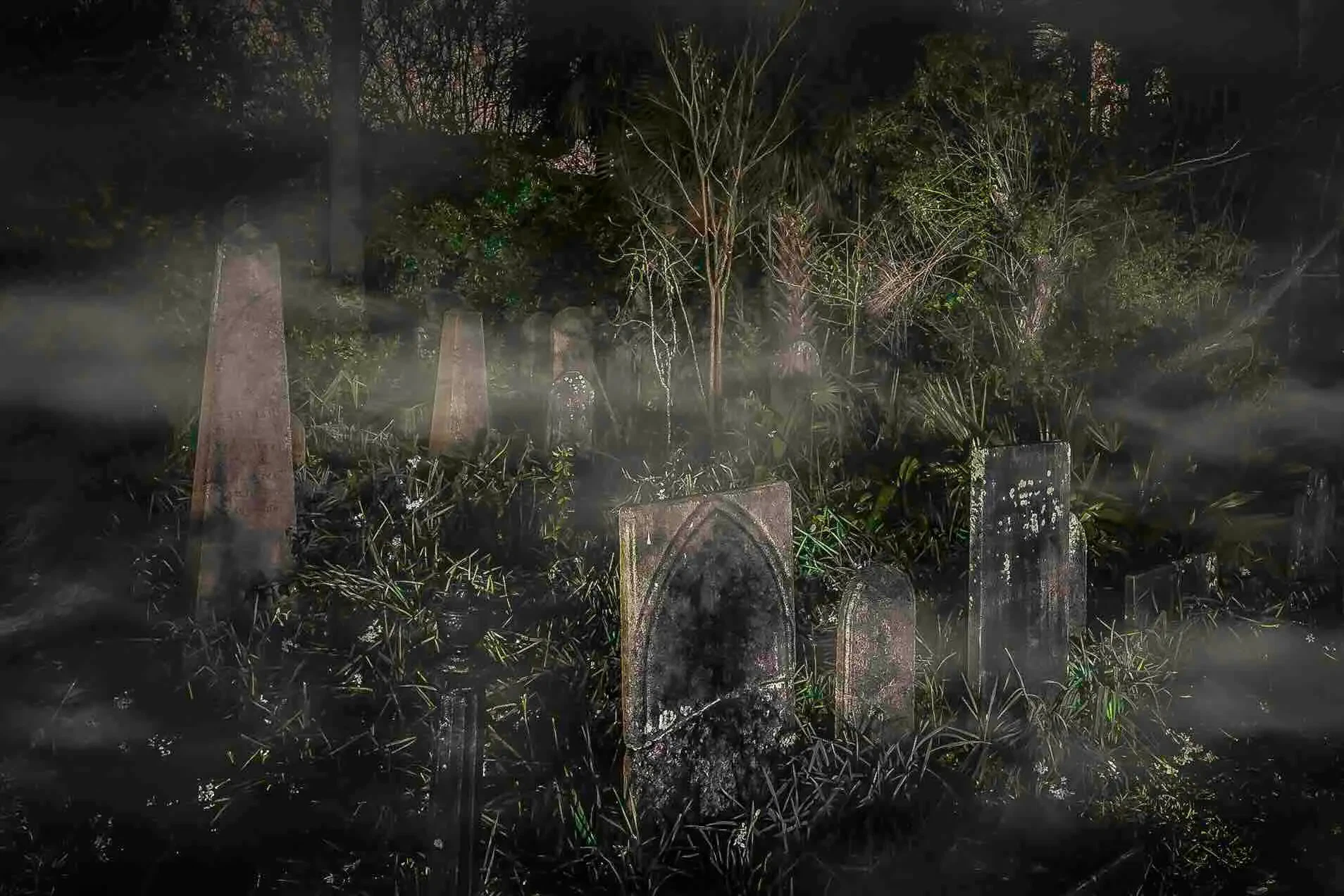 The Haunted Unitarian Graveyard - Photo