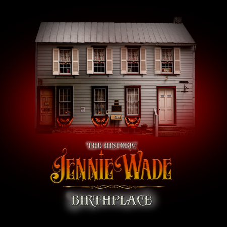 A graphic for the Jennie Wade Birthplace