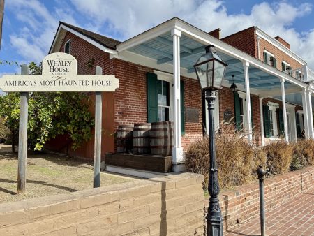 The haunted Whaley House in San Diego, CA